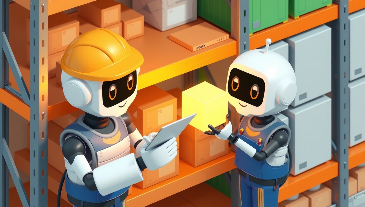 新しくデータを入れるロボット